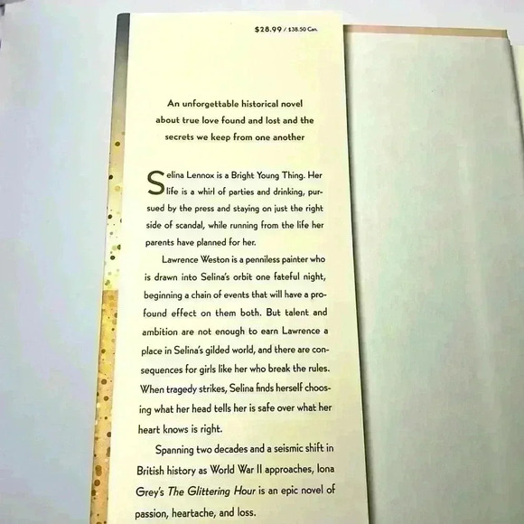 The Glittering Hour by Iona Grey Hardback Book NWT - Picture 2 of 3